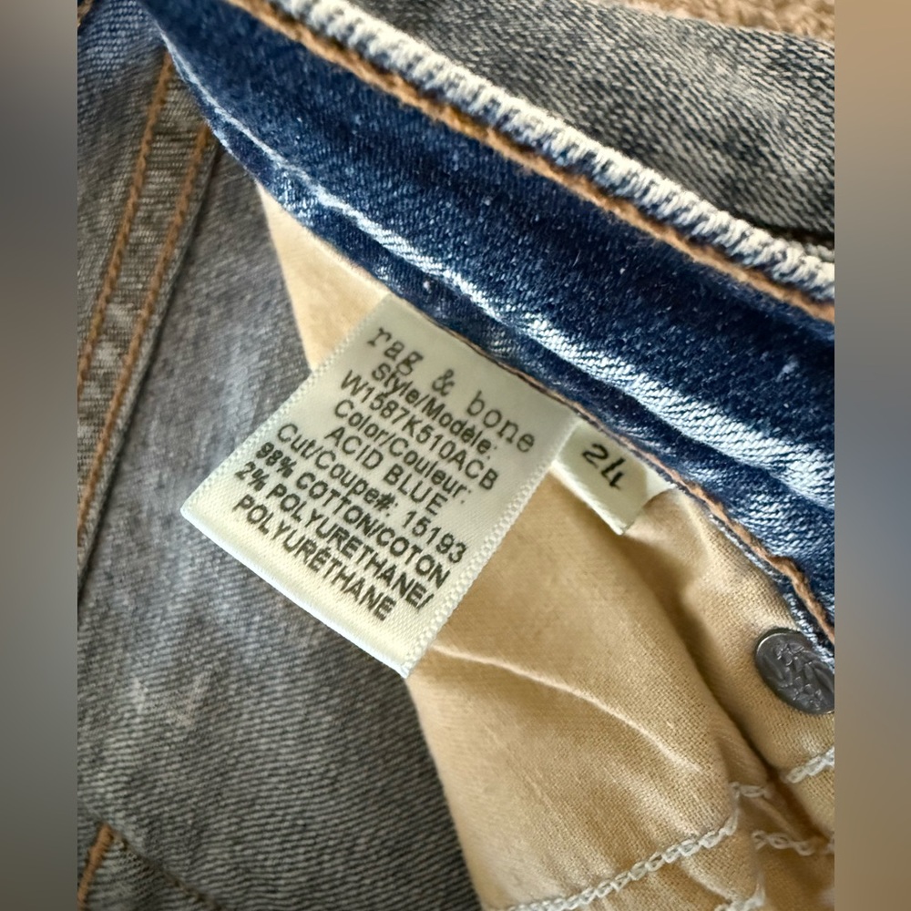 rag & bone skinny jeans size 24 - Picture 7 of 8